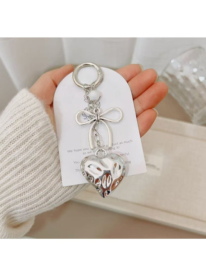 Keypus - Minimalist Modern Bow Charm Keychain