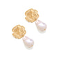 Earedge - Round Textured Statement Earrings