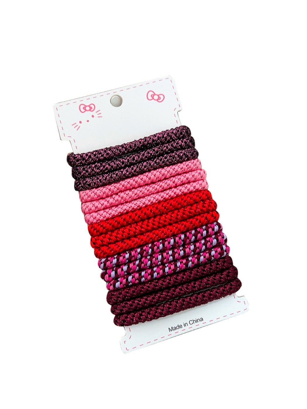 Gifty - Minimalist Braided Hair Ties Set Thick Scrunchies