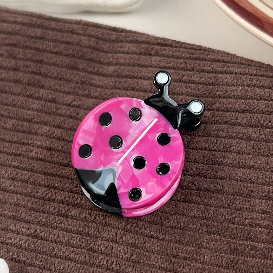 Beau - Bright Ladybug Design Claw Clip