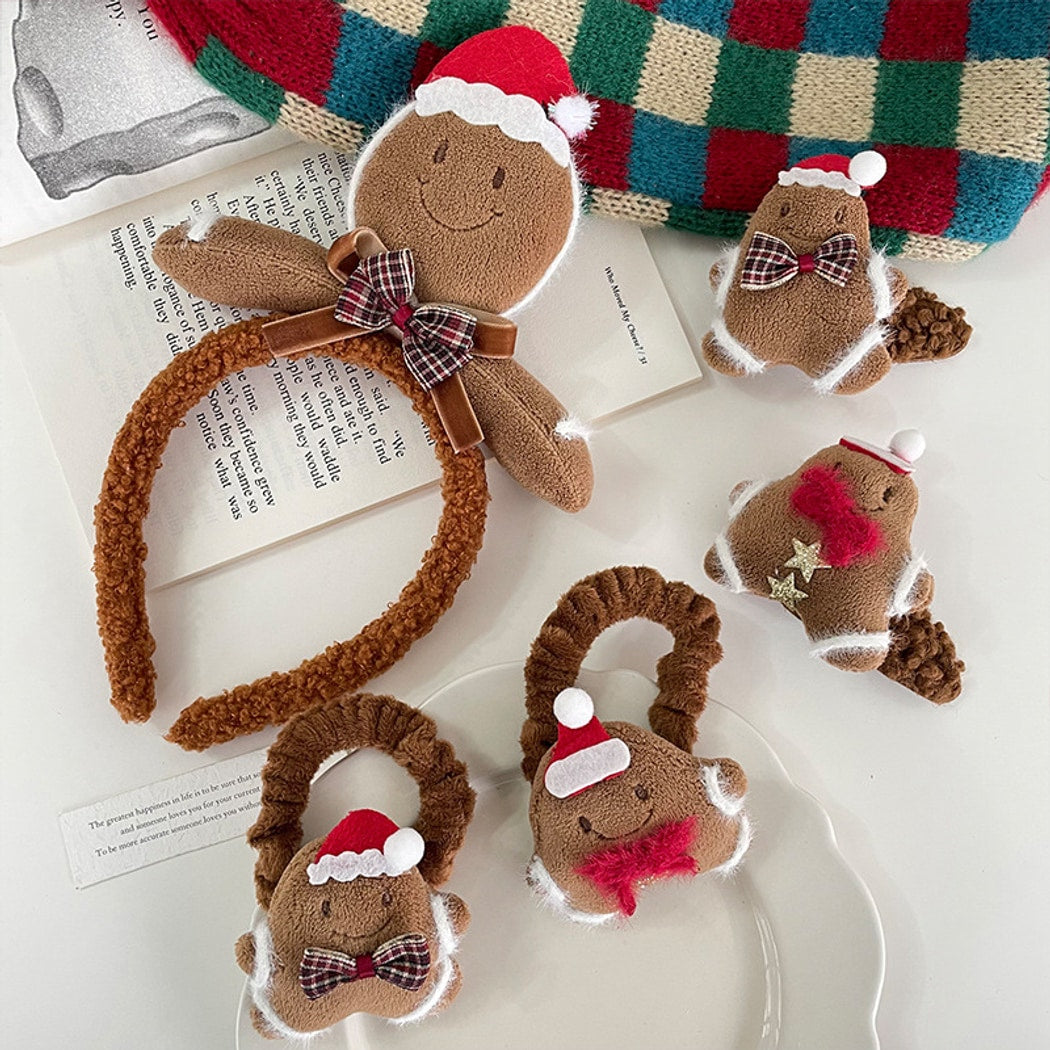 Gifty - Christmas Gingerbread Man Hair Accessories