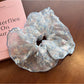 Gifty - Lace Mesh Scrunchie Oversized Floral Hair Tie