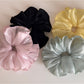 Gifty - Ruffled Sheen Polyester Fiber Scrunchie
