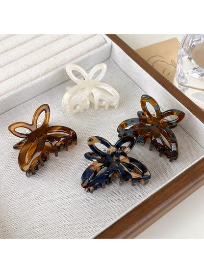 Beau - Elegant Mini Bow Shaped Hair Claw Clip