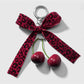 Keypus - Y2K Lace Bow Cherry Bag Charm Keychain