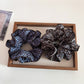 Gifty - Vintage Floral Ruffle Hair Scrunchie