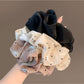 Gifty - Elegant Polka-Dotted Satin Scrunchies