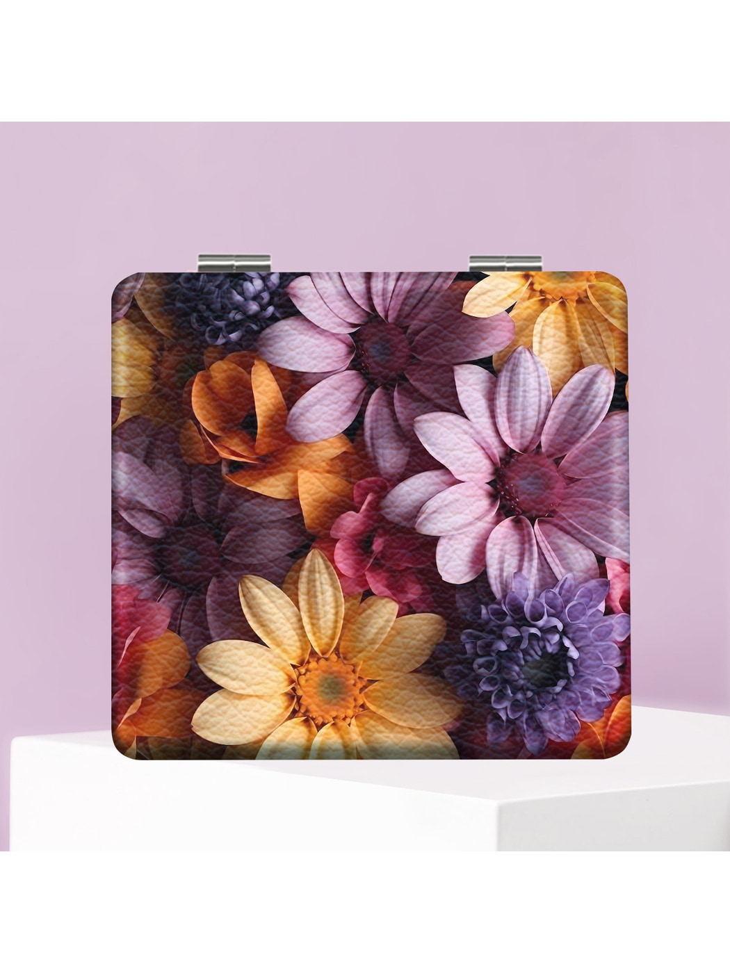 Mirroray - Cute Floral Print Makeup Mirror