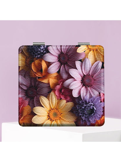 Mirroray - Cute Floral Print Makeup Mirror