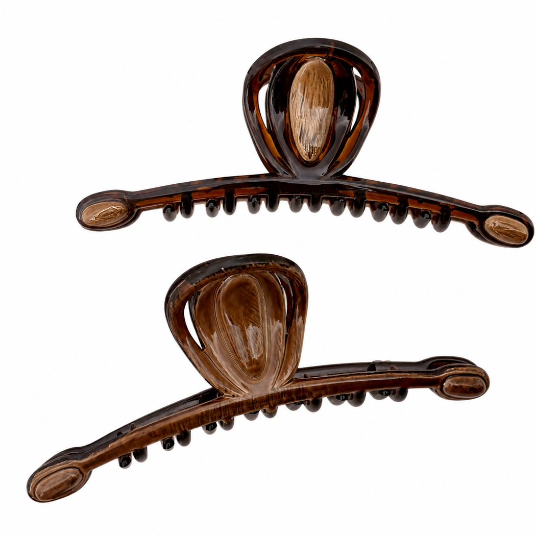 Beau - Caramel Loop Long Hair Claw