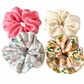 Gifty - Floral Satin Oversized Scrunchie