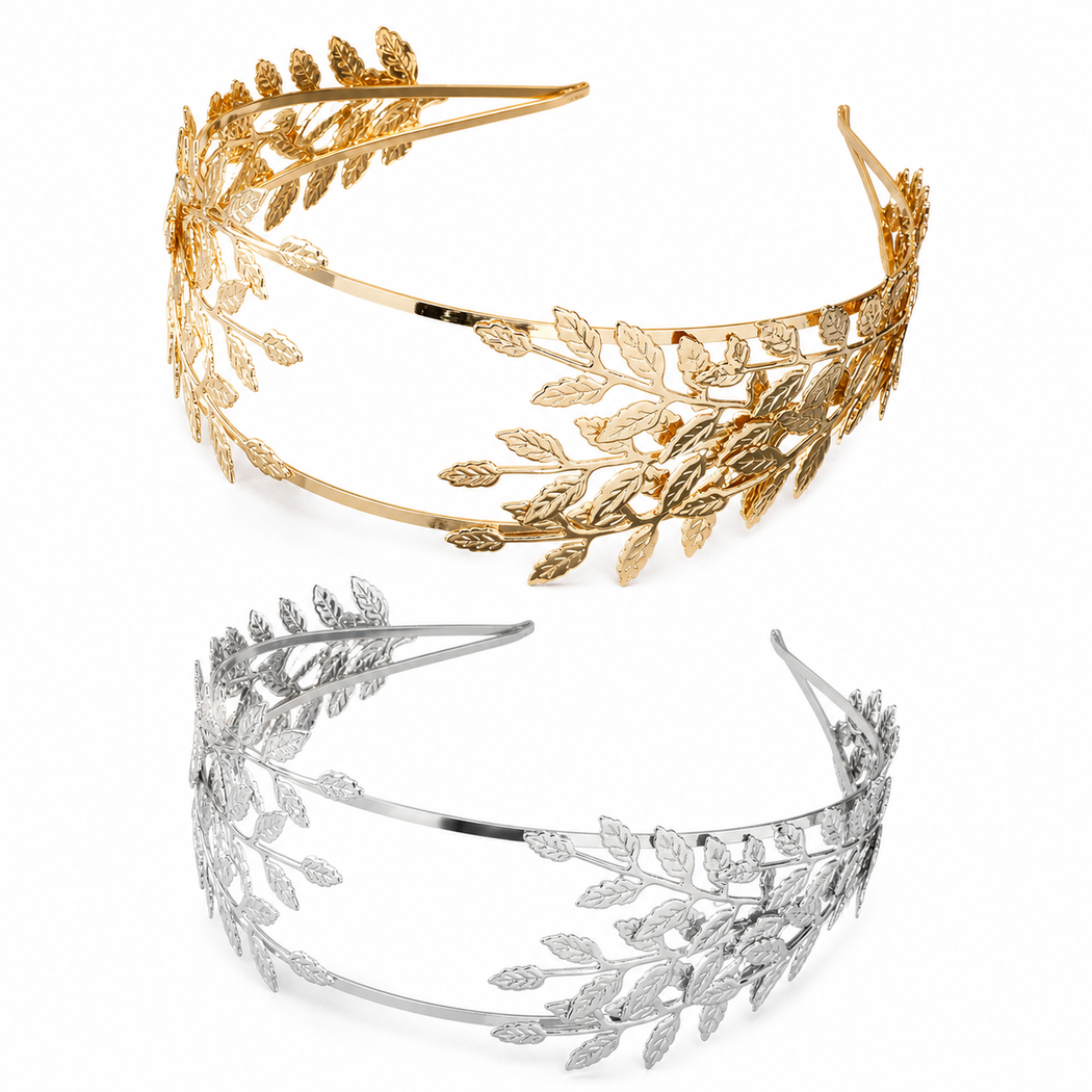 Gifty - Baroque Leaf Wide Headband