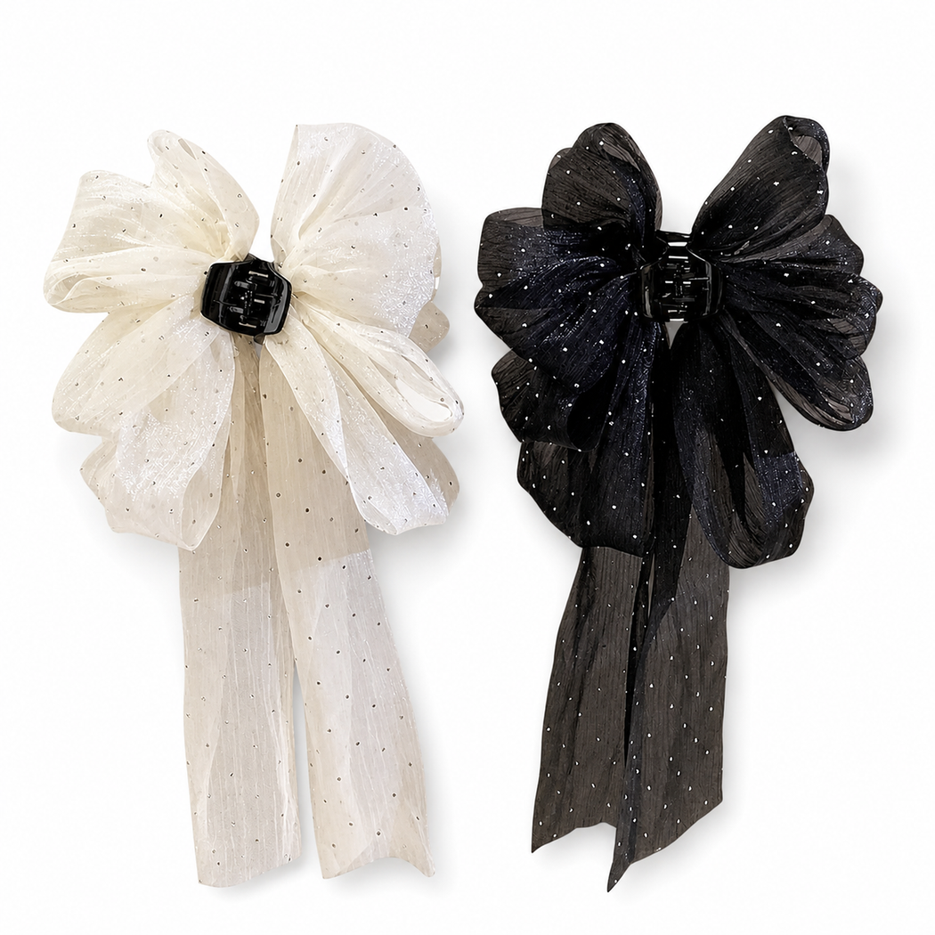 Beau - Tulle Bow Cloud Hair Claw