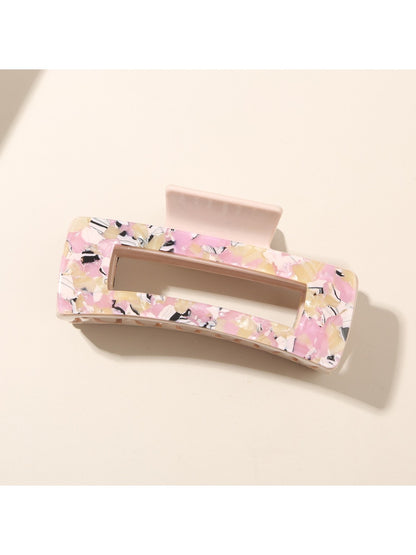 Beau - Elegant Hollow Out Rectangular Claw Clip