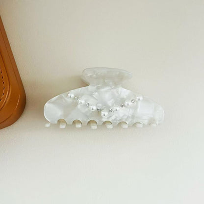 Beau - Glossy Acetate Fiber Alloy Hair Claw Clip