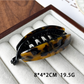 Beau - Curved Tortoiseshell Pattern Acetate Banana Clip