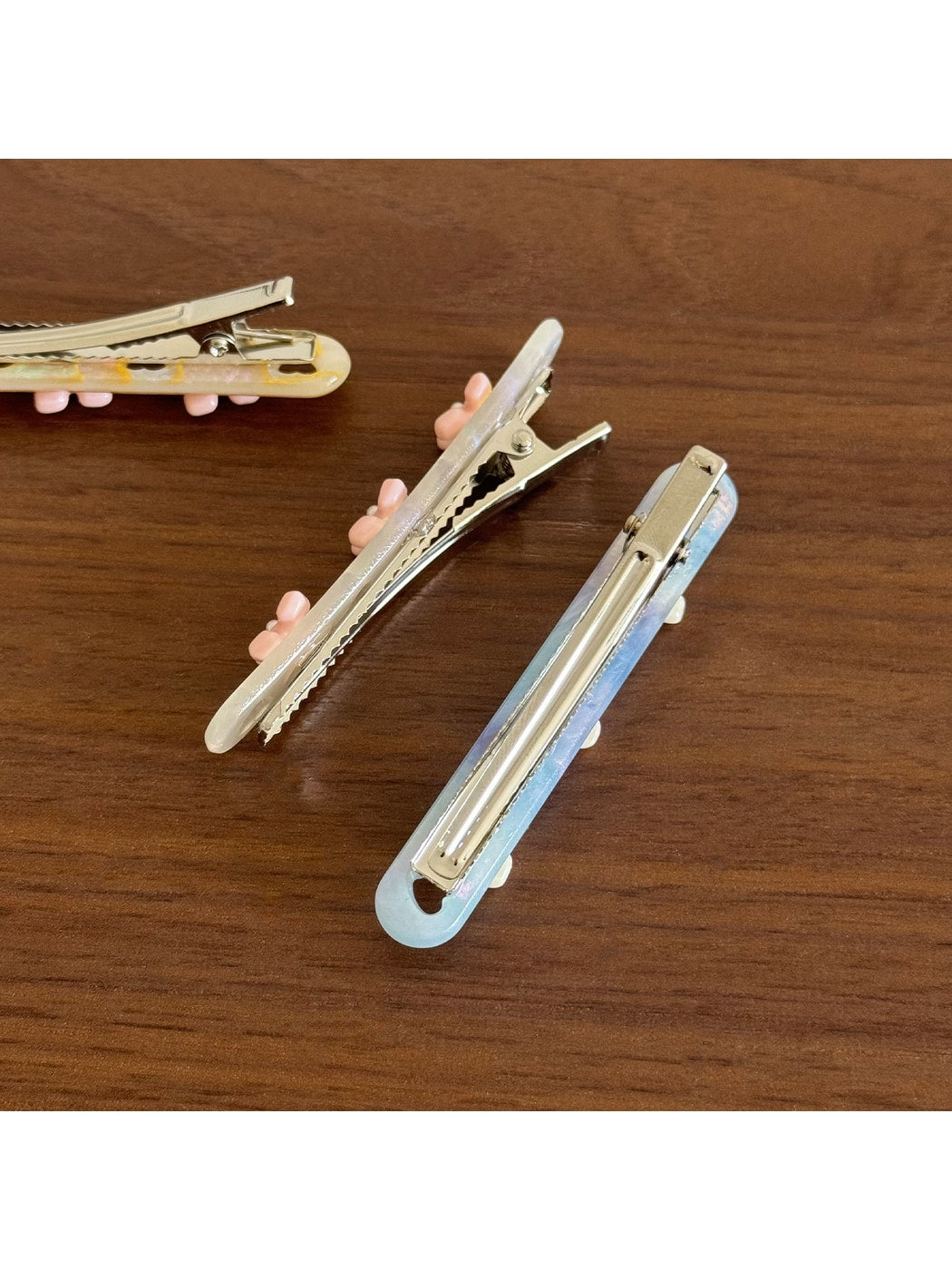 Beau - Sweet Floral Acetate Side Bangs Hair Clip