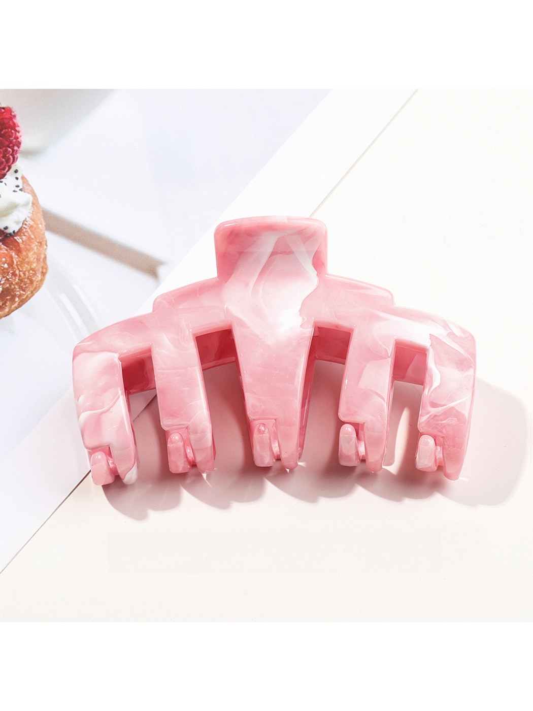 Beau - Geometric Marbled PS Alloy Hair Claw Clip