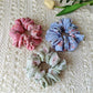 Gifty - Sweet Floral Print Mesh Scrunchie