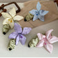 Beau - Lily Flower Satin Look Banana Clip