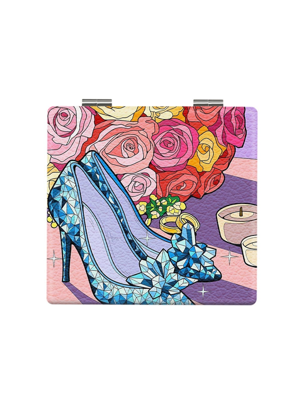 Mirroray - Party Theme Cartoon Print Compact Mirror