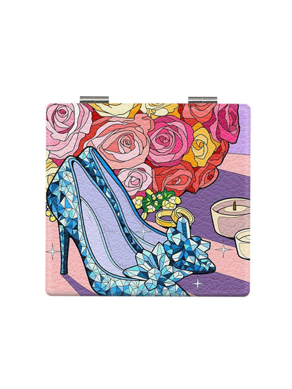 Mirroray - Party Theme Cartoon Print Compact Mirror