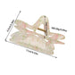 Beau - Floral Pattern PS and Alloy Hair Claw Clip