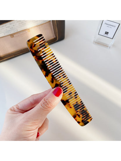 Camerow - Vintage Marble Hair Comb Stylish Acetate