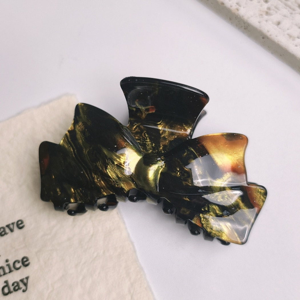Beau - Starry Dyed Bow Shaped Claw Clip