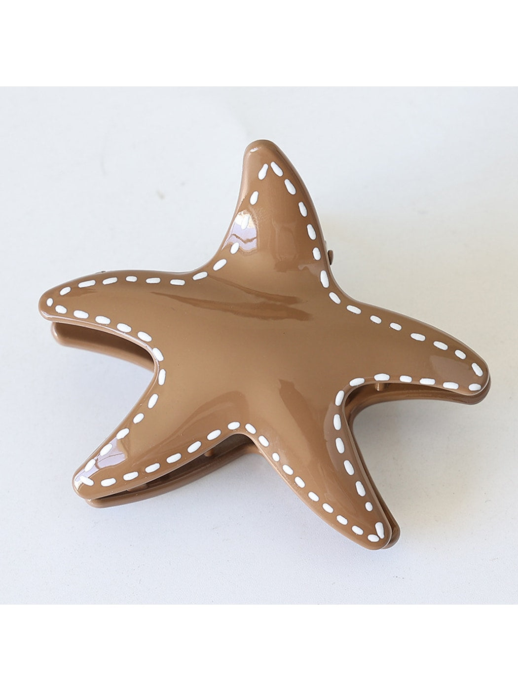 Beau - Starfish Ocean Style Glossy Claw Hair Clip