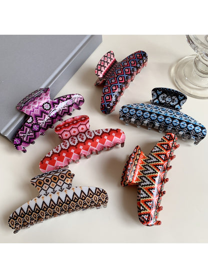 Beau - Elegant Stylish Plaid Hair Clip