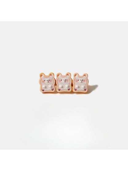 Beau - Cute Cartoon Toast Animal Hair Clips