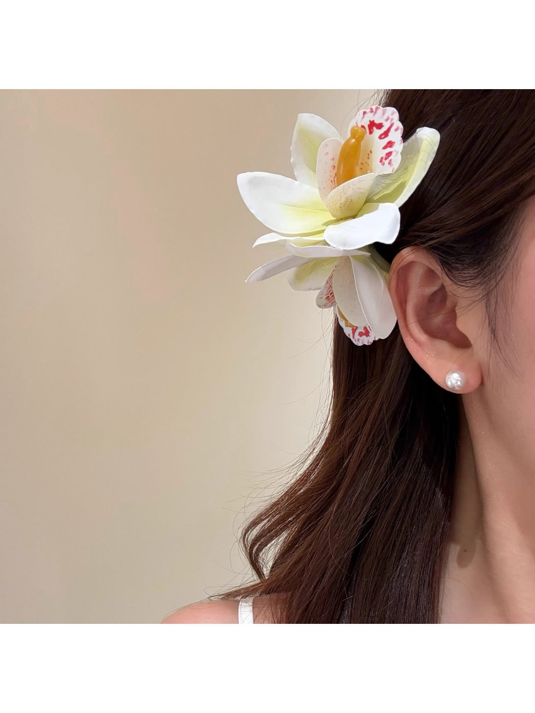 Beau - Bohemian Orchid Hair Clip