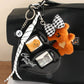 Keypus - Plush Bear Heart Bag Pendant Keychain
