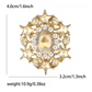 Brovia - Creative Alloy Glass Inlay Pin Brooch