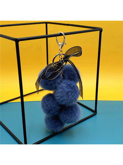 Keypus - Grape Shaped Plush Keychain Bag Charm