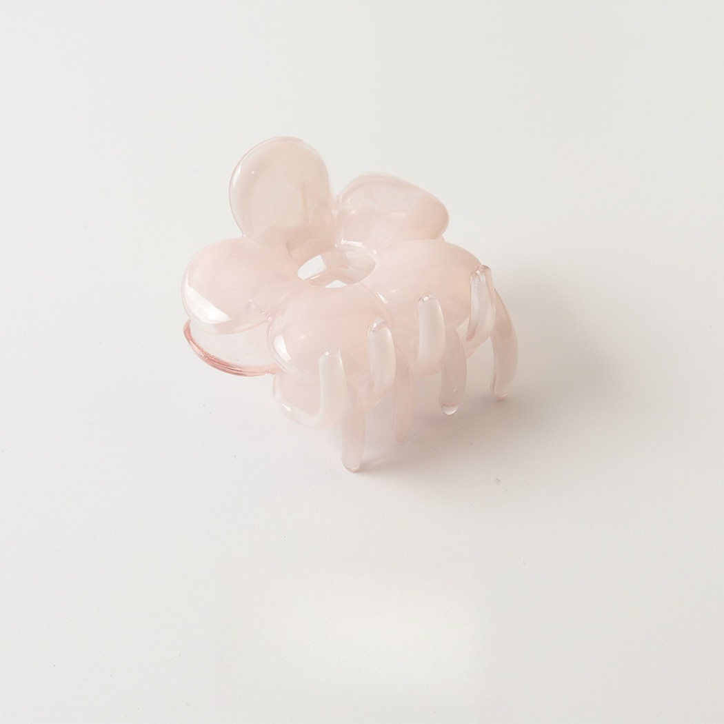 Beau - Rounded Flower Shape PC Claw Clip
