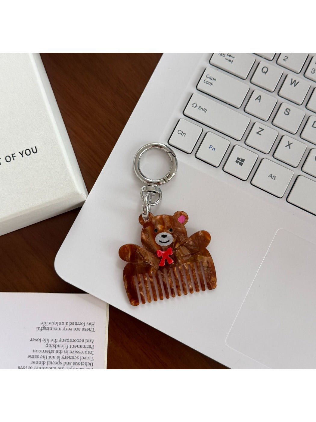 Keypus - Animal Shape Comb Bag Charm Keychain