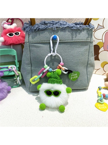 Keypus - Plush Pompom Bag Charm