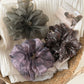 Gifty - Ruffled Polyester Print Scrunchie