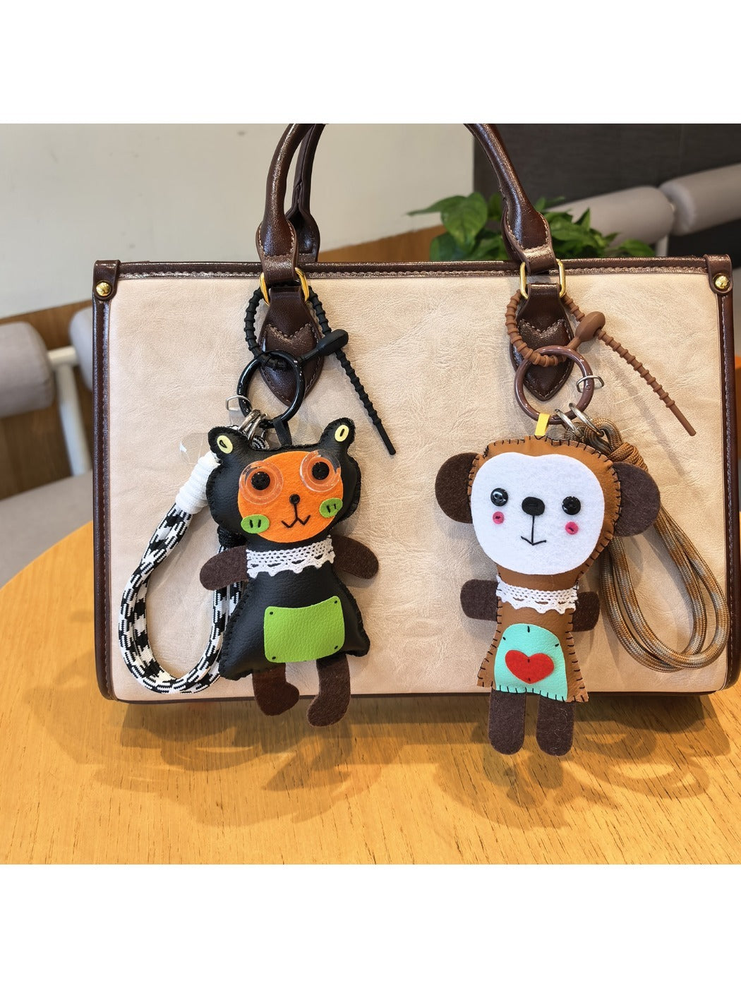 Keypus - Cartoon Animal Shaped Bag Charm Keychain