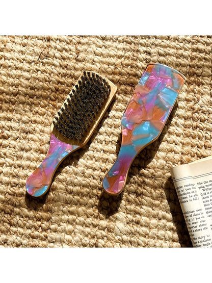 Camerow - Acetate Material Portable Hair Styling Brush