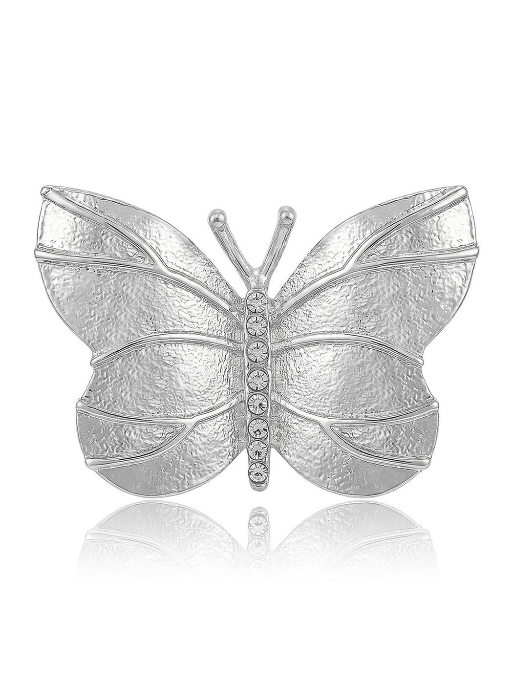 Brovia - Butterfly Rhinestone Alloy Animal Brooch Pin