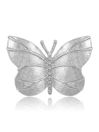 Brovia - Butterfly Rhinestone Alloy Animal Brooch Pin