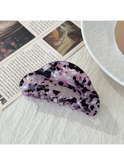 Beau - Retro Openwork Half Moon Claw Clip