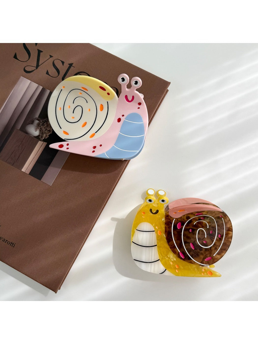 Beau - Trendy Snail Shaped Hair Claw Clips
