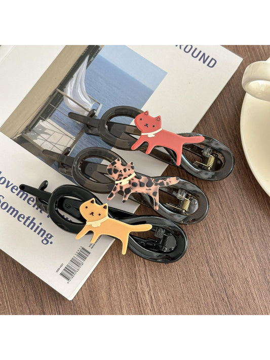 Beau - Cat Twisted Bar Hair Clip