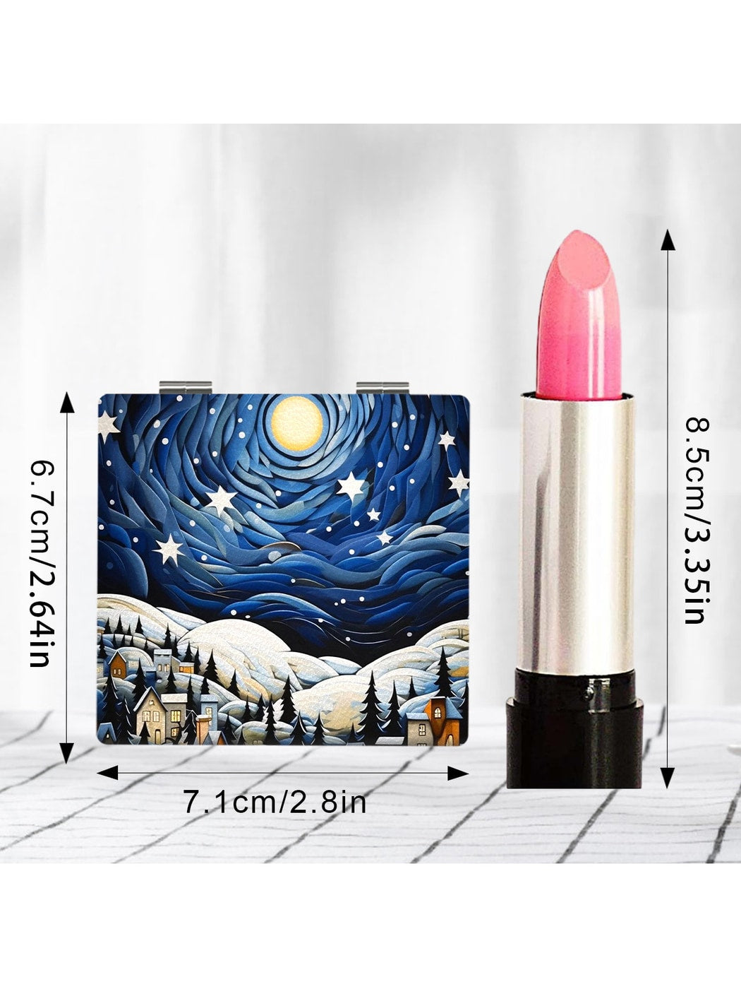 Mirroray - Starry Textured Folding Makeup Mirror