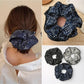 Gifty - Elegant Hair Scrunchie with Vintage Print