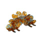 Beau - Flower Shape PVC Painted Finish Claw Clip